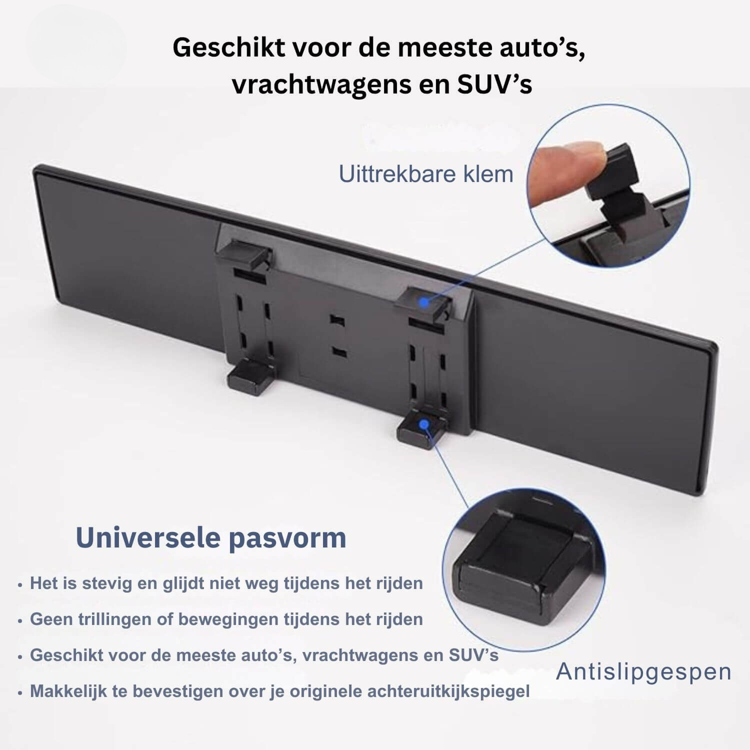 BrightMirror Pro - More visibility. More safety. Less glare.