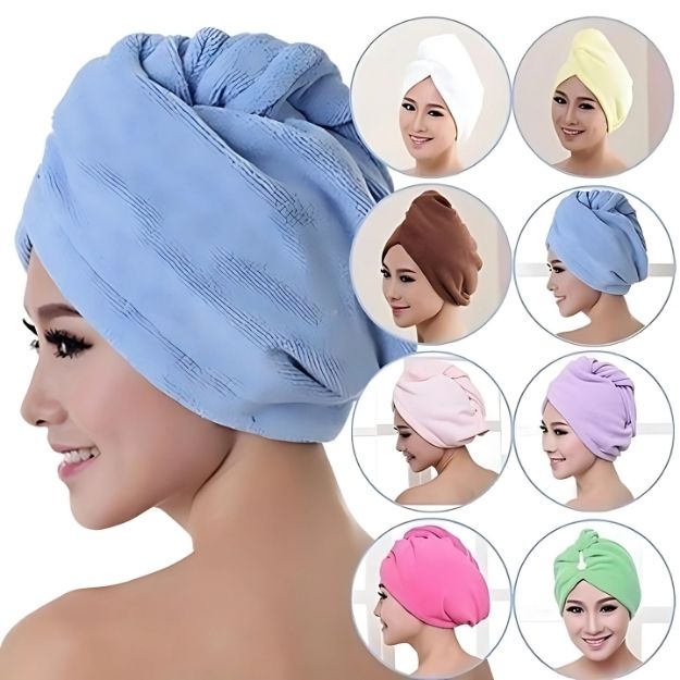 Buy 1+1 FREE | LuxeDry™ Anti-Frizz Hair Towels [Last-day sale]