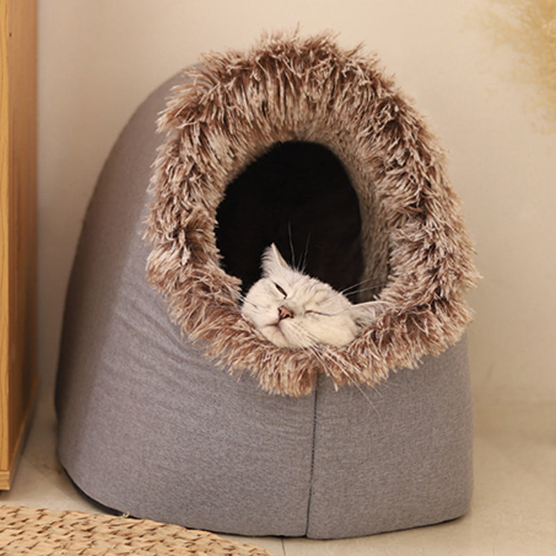 Gezellig winterhuisje voor kleine honden en katten