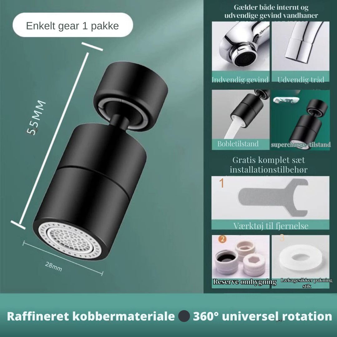 FlowFlex - 720° freedom of movement for impeccable sinks