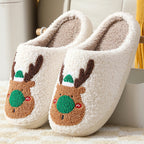 Pantoffels voor dames en heren | Zachte pluche voering | Antislipzool | Winter voor thuis
