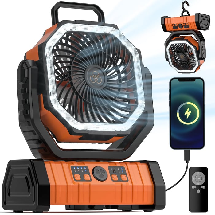 BreezeCamp – The perfect combination of fan and camping lamp