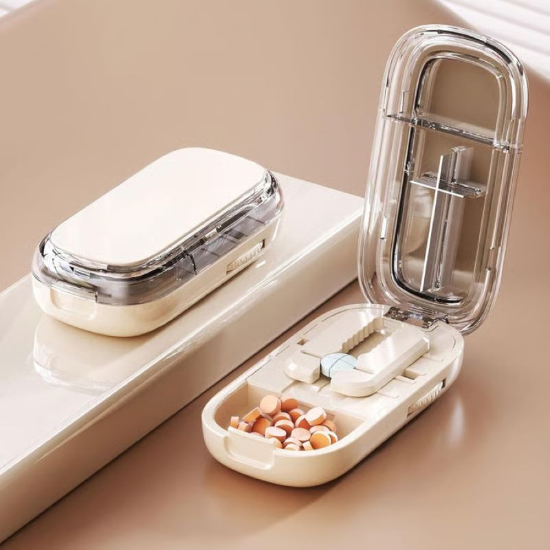 Compacte Veilige Pillensplitser voor Gemakkelijk Medicijnbeheer