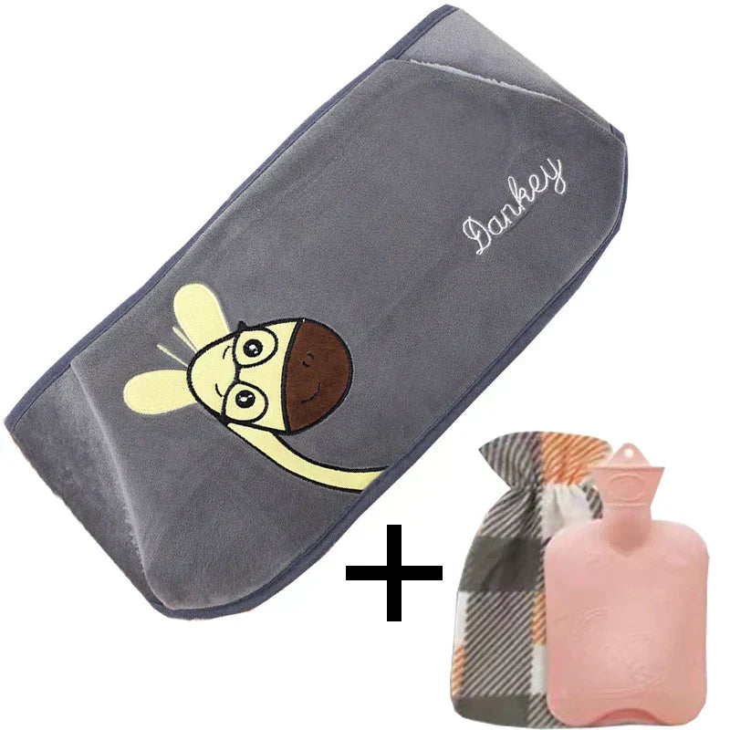 50% OFF | WarmCush - Refillable Plush Hot Water Bottle with Hip Padding [Last Day Sale]