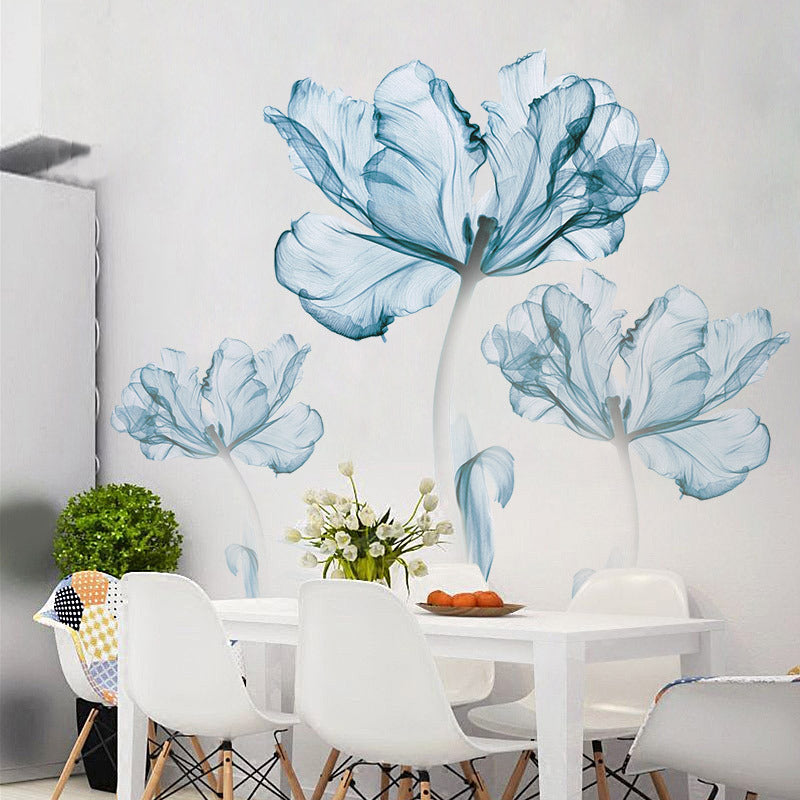 Buy 1+1 FREE | FloraWall - Flower wall sticker wallpaper [Last day of sale] 