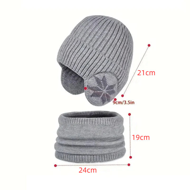 CozyCover - Winter Beanie Hat Scarf Sets Warm Knitted Hat [Last Day Sale]