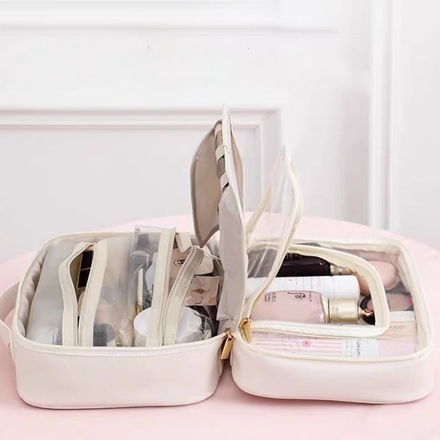 GlamiZen - Multi-compartment cosmetic bag for stylish organization