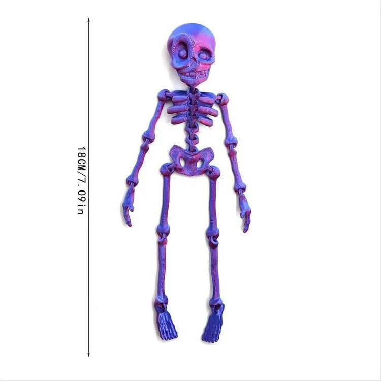Griezelige Skelet Koelkastmagneet voor Halloweendecoratie
