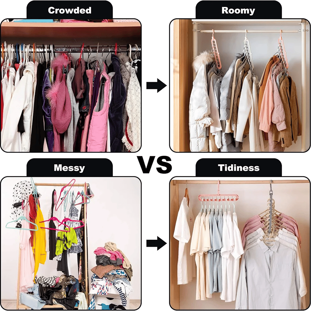 5+5 FREE | ClothFlex - Saves space and protects your clothes!