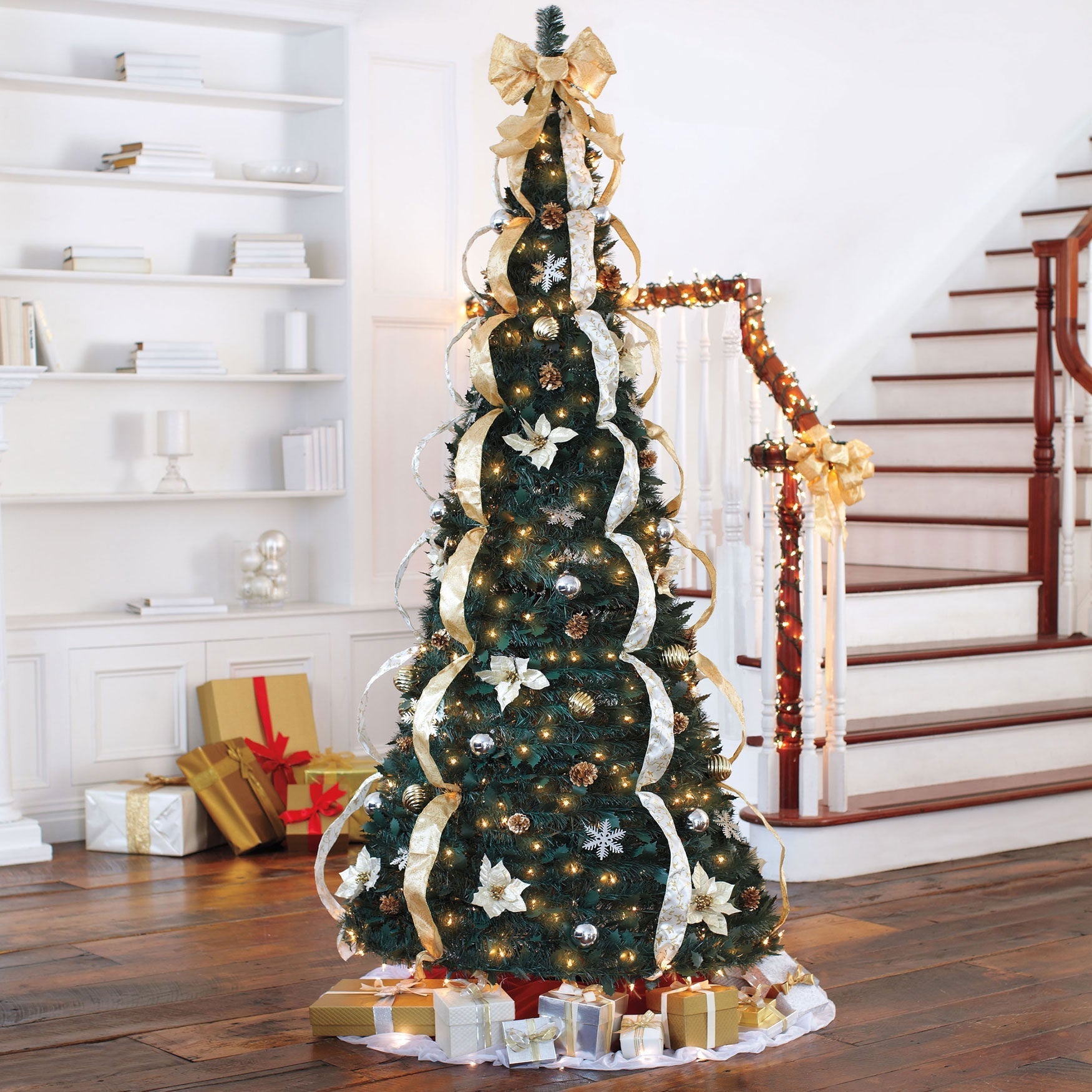 HolidayPop™ - Foldable Christmas Tree, Quick to Set Up [Last Day Sale]
