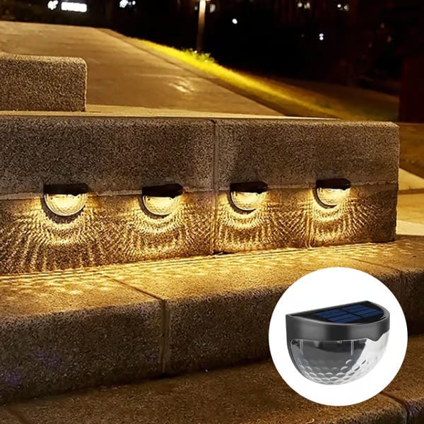 Buy 1+1 FREE | HaloCryst - LED semicircular stair light, wall light, gate light