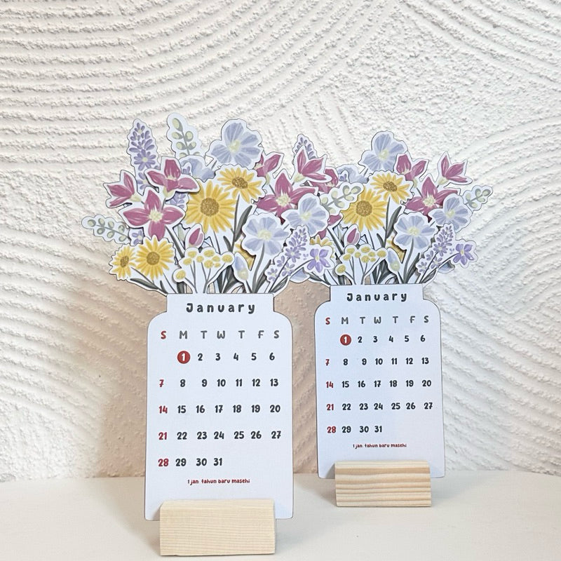 50% OFF | BloomTime - Flower Desk Calendar [Last Day of Sale]