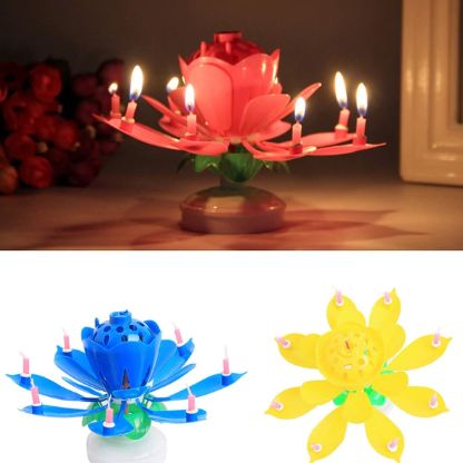 4+4 FREE | LumoBloom - The magical birthday candle with music