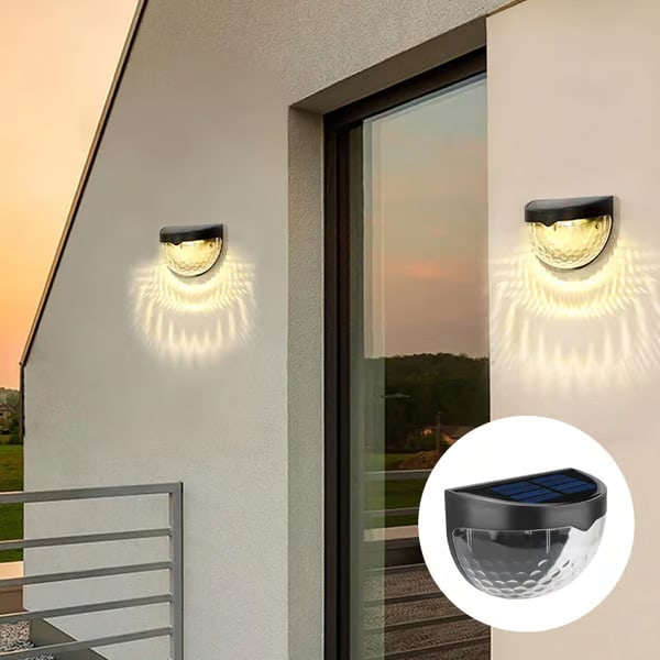 Buy 1+1 FREE | HaloCryst - LED semicircular stair light, wall light, gate light