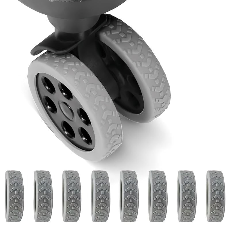 4+4 FREE | WheelShield - Protects the wheels of your suitcase and reduces noise.