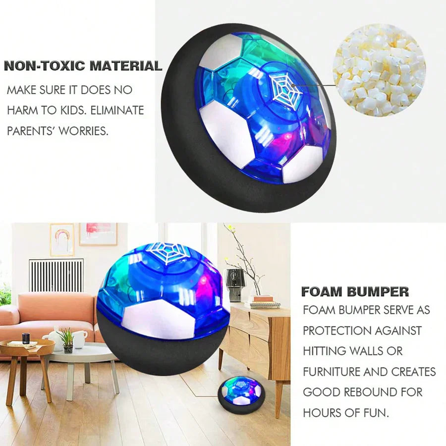 50% OFF | HoverKick - Floating Indoor Soccer Ball with LED Lighting [Last Day of Sale]