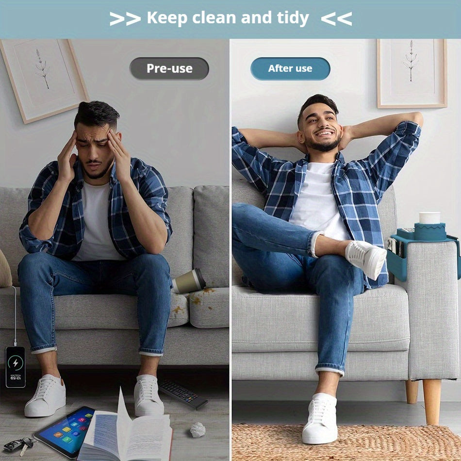 CouchBuddy - your safe tray for drinks on the couch
