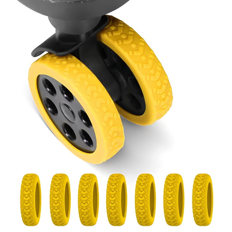 4+4 FREE | WheelShield - Protects the wheels of your suitcase and reduces noise.