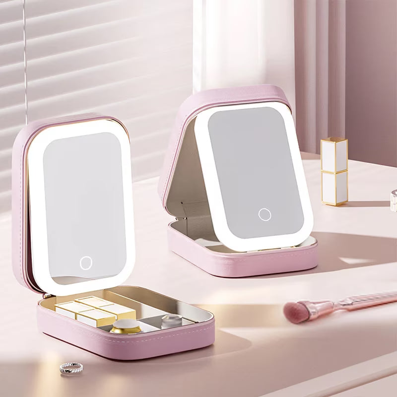 BelleBox™ Verlichte Make-up Koffer voor Glamour Onderweg
