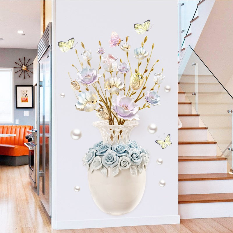 Buy 1+1 FREE | FloraWall - Flower wall sticker wallpaper [Last day of sale] 