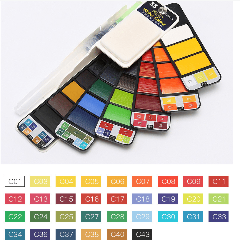 ArtWander - Handy watercolor set for travel