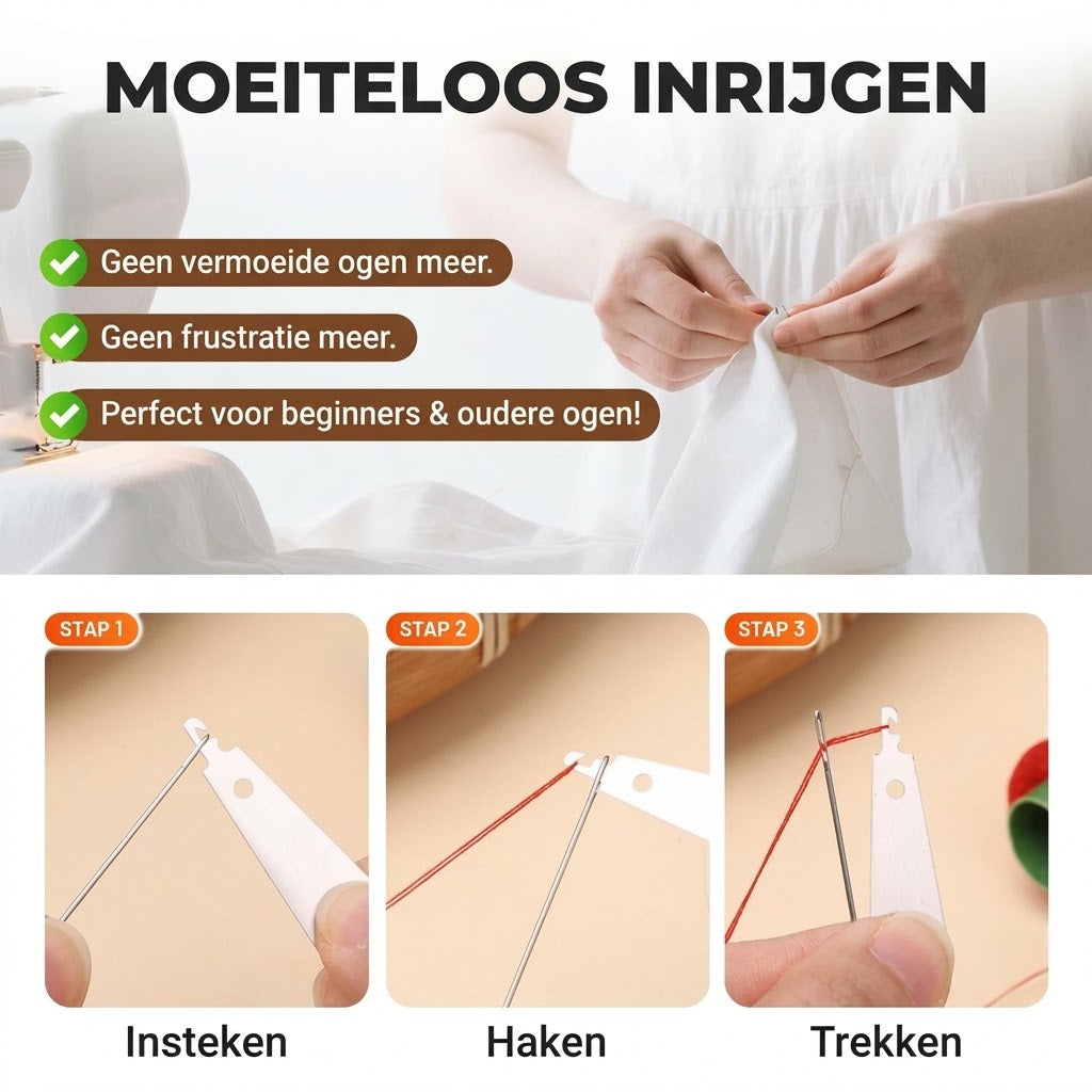 Complete naaiset voor het herstellen van kleding