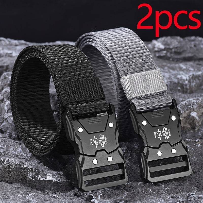Duurzame Unisex Tactische Nylon Riem voor Buiten- en Dagelijks Gebruik