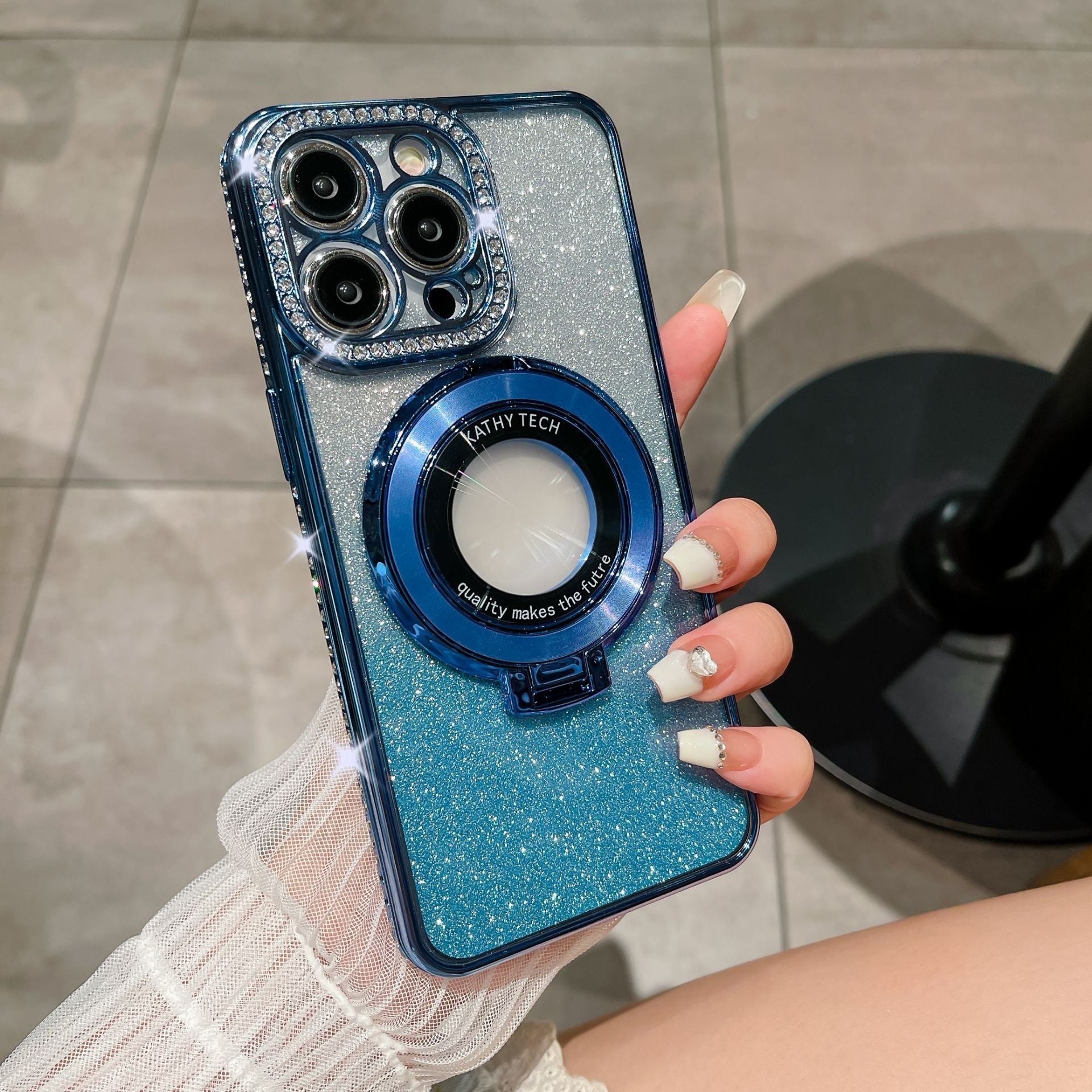 MagBling - Glitter Diamond Magnetic Magsafe Ring Mount for iPhone [Last Day Sale] 