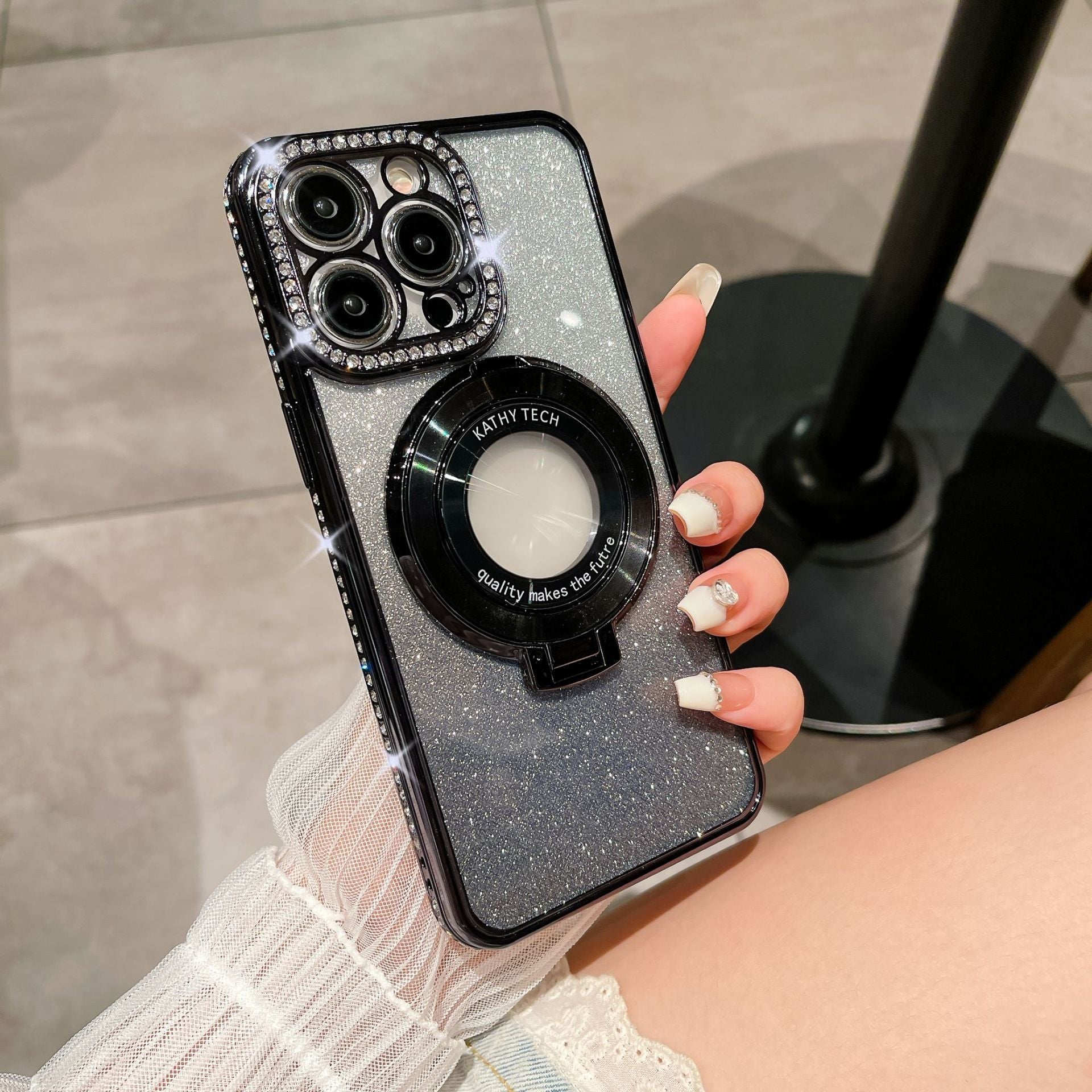 MagBling - Glitter Diamond Magnetic Magsafe Ring Mount for iPhone [Last Day Sale] 