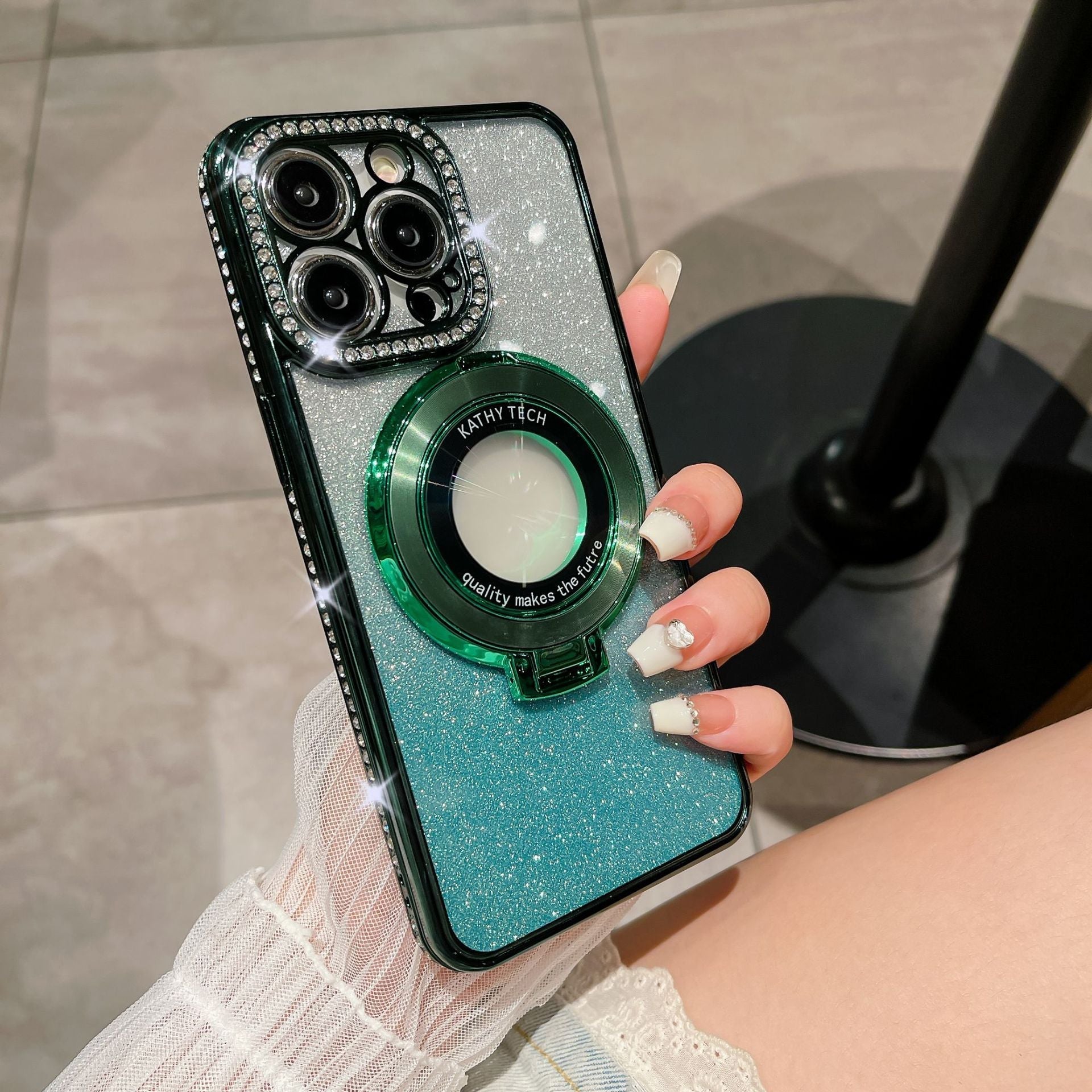 MagBling - Glitter Diamond Magnetic Magsafe Ring Mount for iPhone [Last Day Sale] 