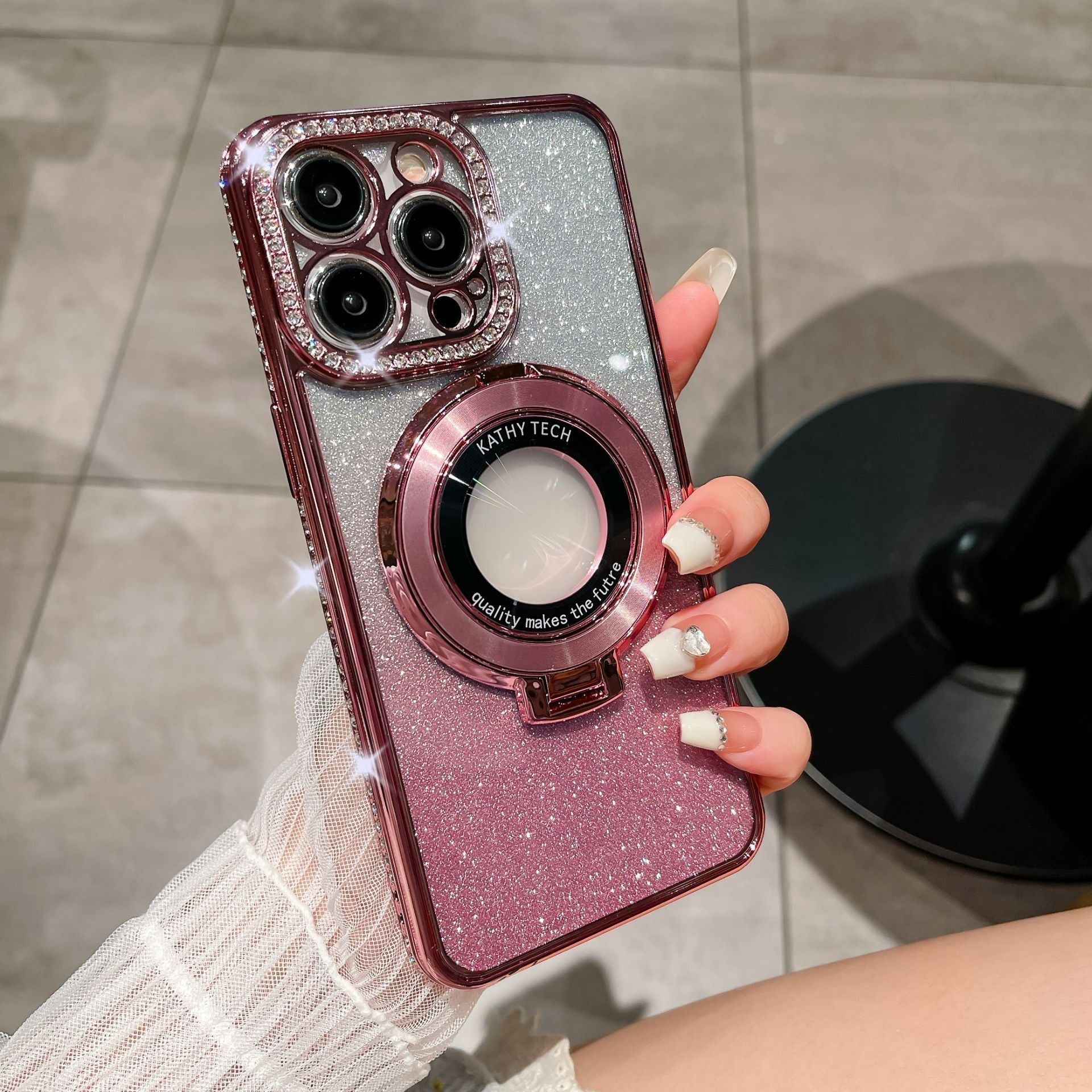 MagBling - Glitter Diamond Magnetic Magsafe Ring Mount for iPhone [Last Day Sale] 