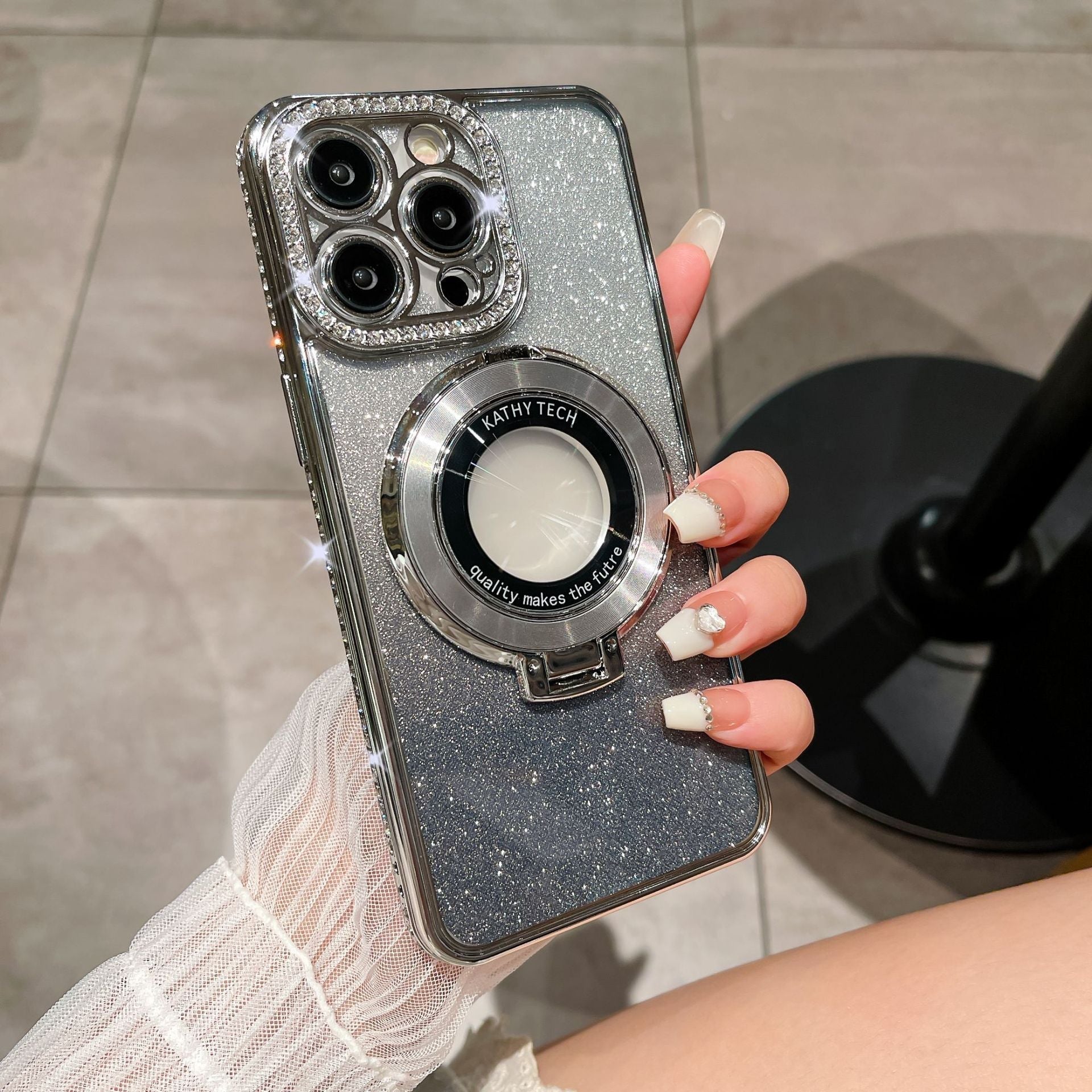 MagBling - Glitter Diamond Magnetic Magsafe Ring Mount for iPhone [Last Day Sale] 