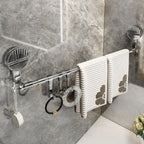 HangRack™ - Adjustable Stainless Steel Towel Rack with Suction Cups [Last Day Sale]