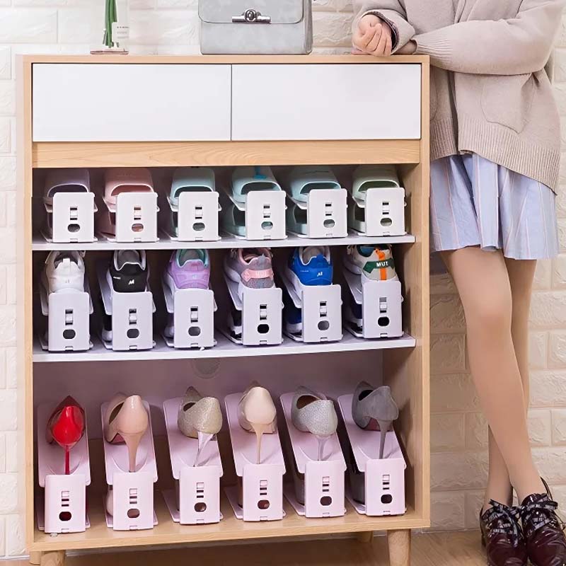 Buy one and get one free | RackUp - Adjustable double-tier shoe rack [Last-day sale]