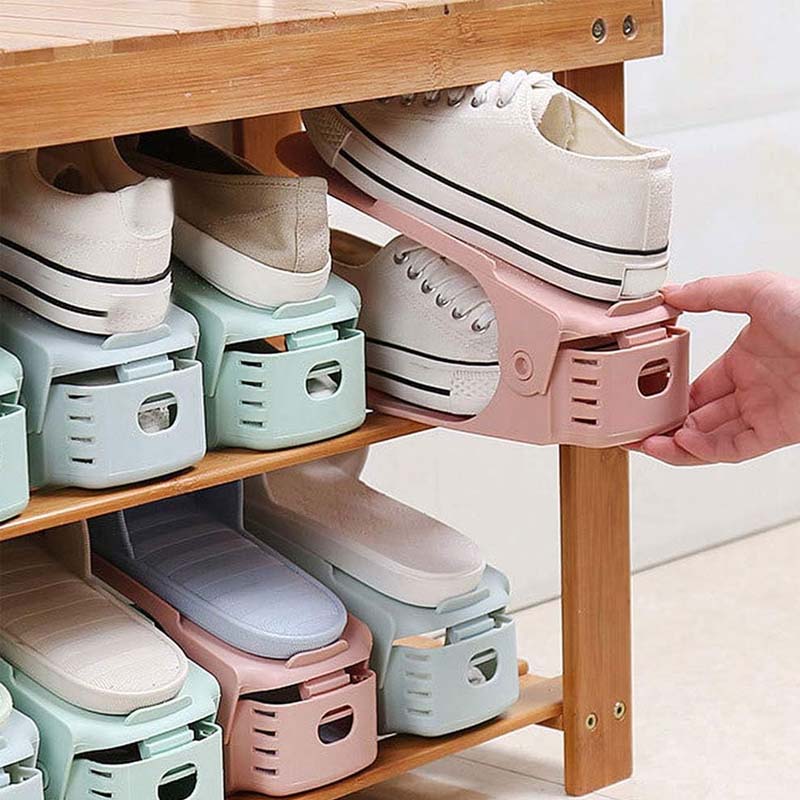 Buy one and get one free | RackUp - Adjustable double-tier shoe rack [Last-day sale]