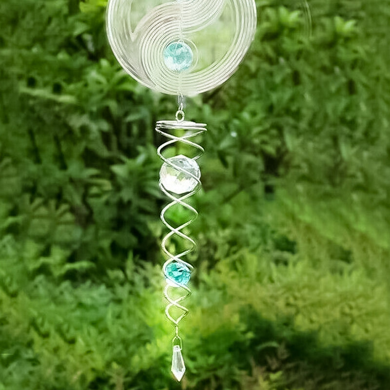 Buy One Get One Free | CrystalTwister™️ - Metal Crystal Spiral Wind Chime [Last-Day Sale] 