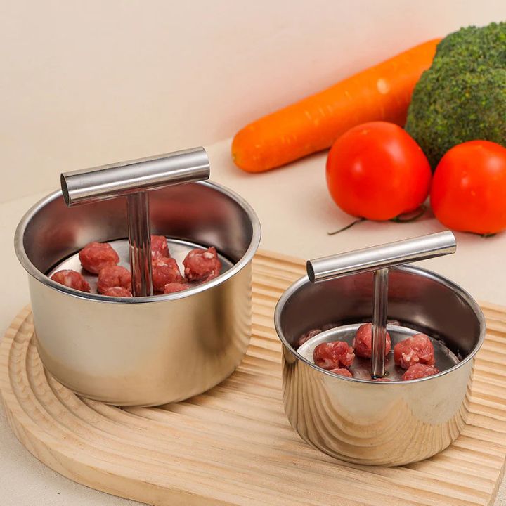 BallMaster - Stainless steel meatball mold for perfect balls