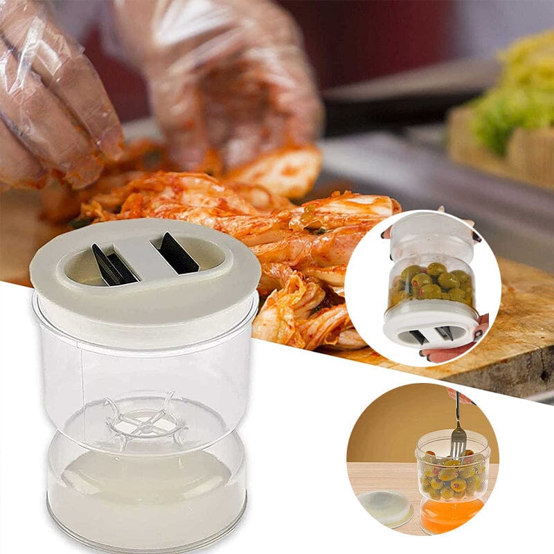 PicklePal - Jar of Pickles and Olives with Strainer [Last Day Sale]