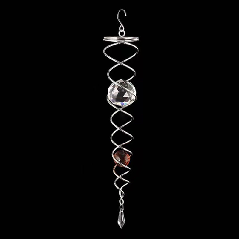 Buy One Get One Free | CrystalTwister™️ - Metal Crystal Spiral Wind Chime [Last-Day Sale] 