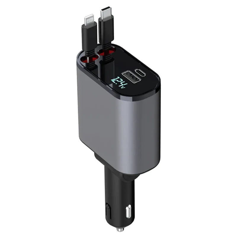 50% OFF | QuadCharge - Roll-up Fast Charger for Cars [Last Day of Sale]