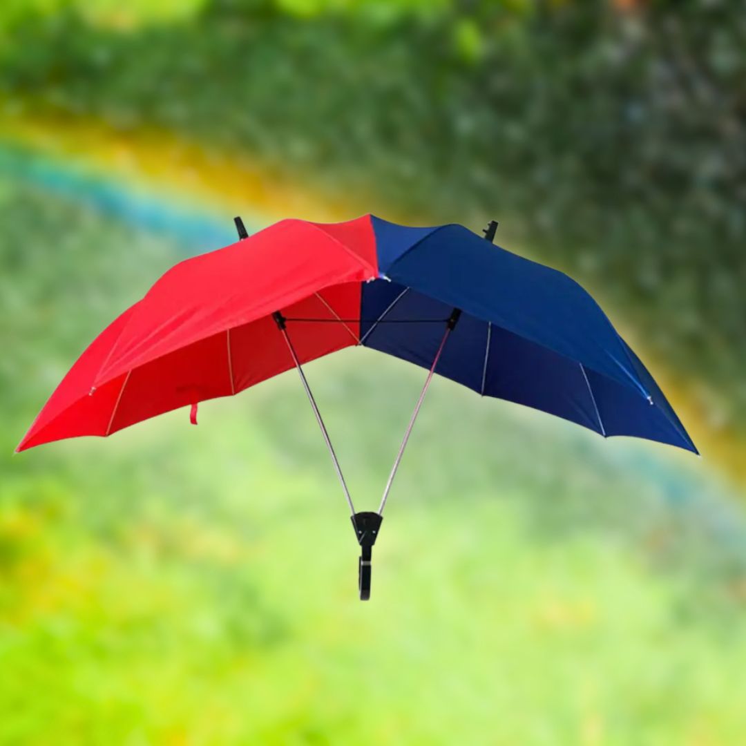 PairShield - Double umbrella for couples with UV protection [Last day sale]
