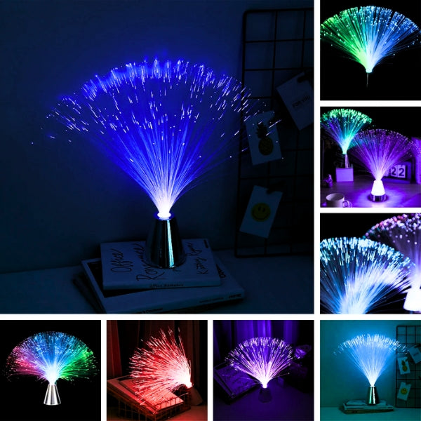 GlintWave - Fiber Optic Lamp with Crystal Base [Last Day Sale] 