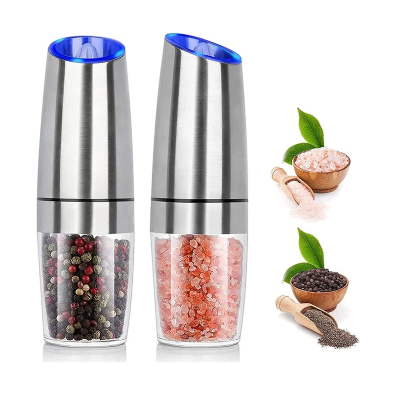 FlavorMagic - Automatic Electric Gravity-Induction Salt and Pepper Mill