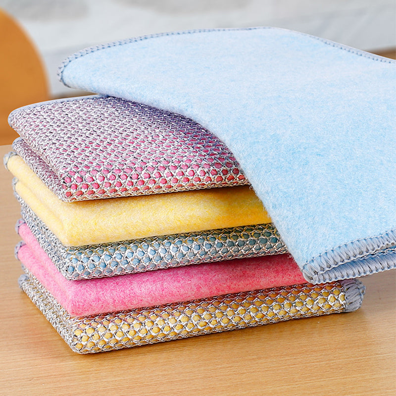 5+5 FREE | AntiMicrobe - Thickened silver wire cleaning cloth [Last day sale]
