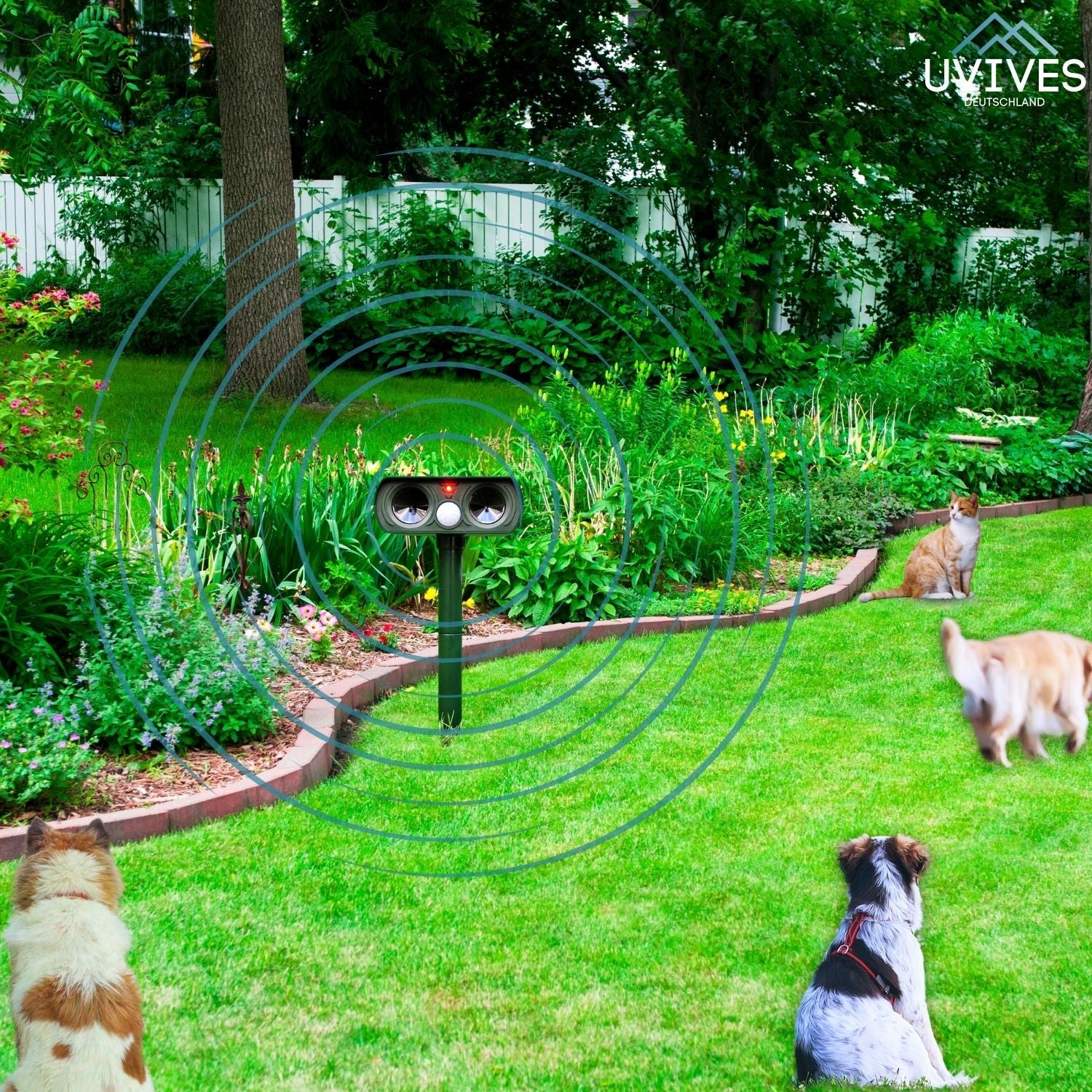 SolarSonic™ - Ultrasonic Solar Animal Repellent