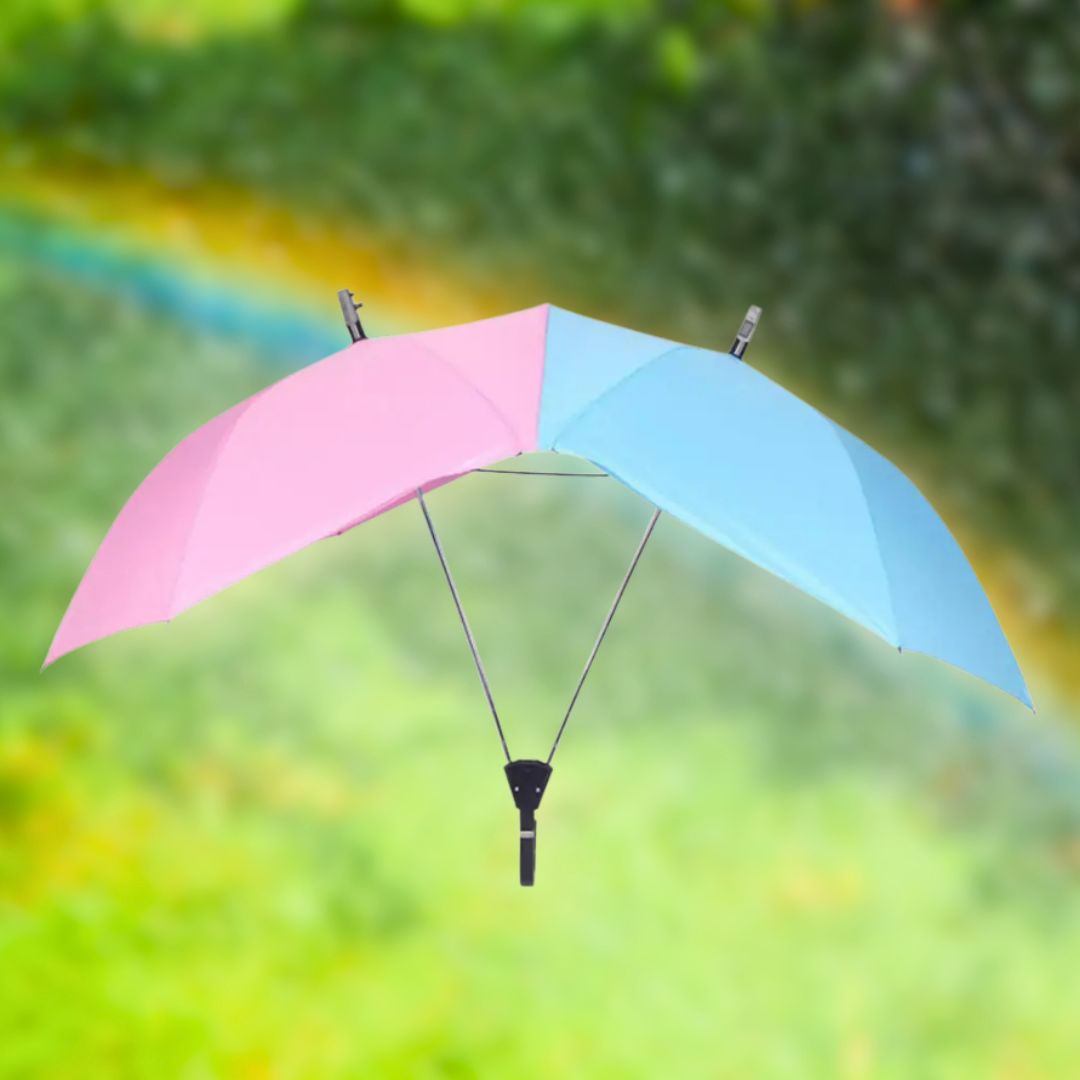 PairShield - Double umbrella for couples with UV protection [Last day sale]