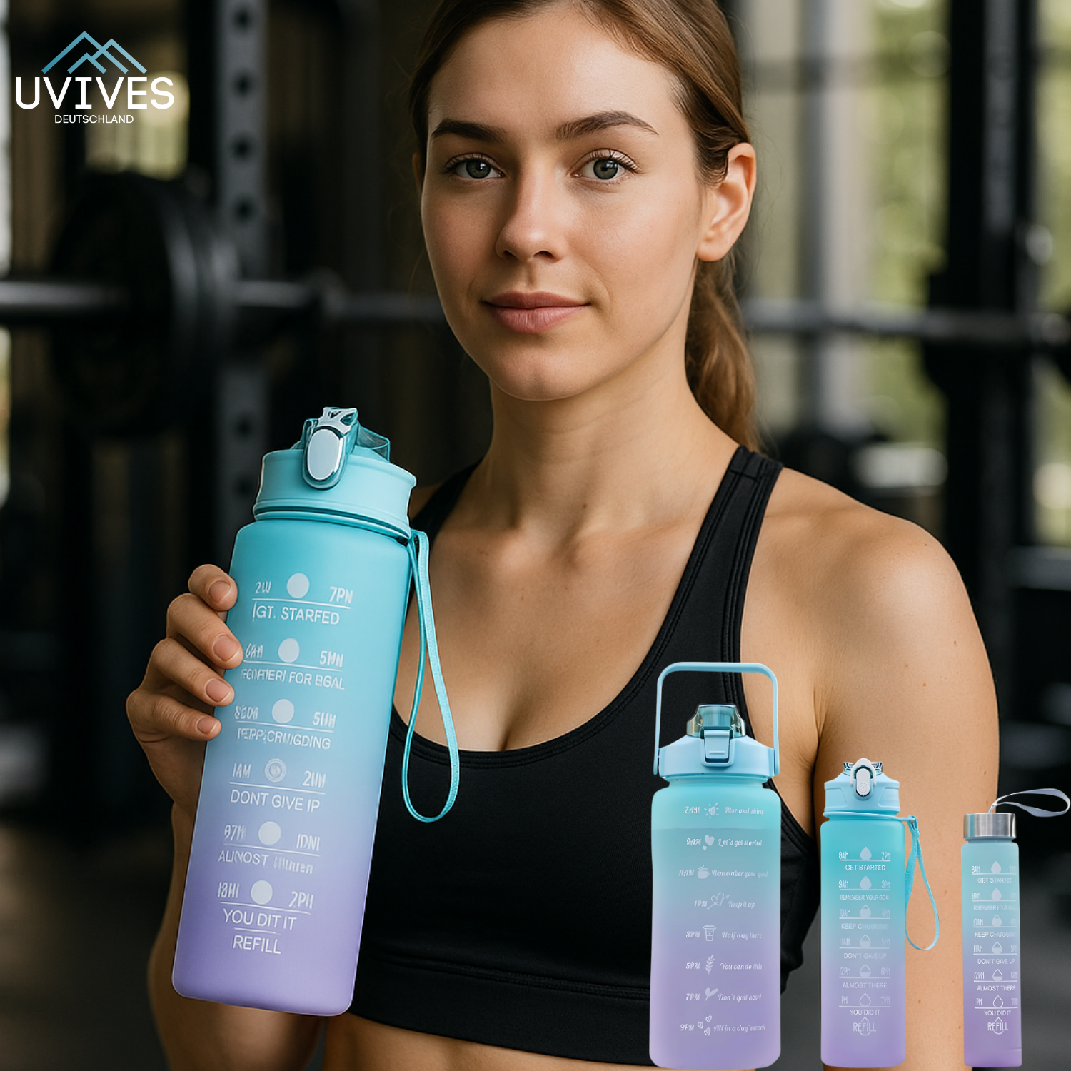MotivaSip - Your daily motivator to drink (set of 3)