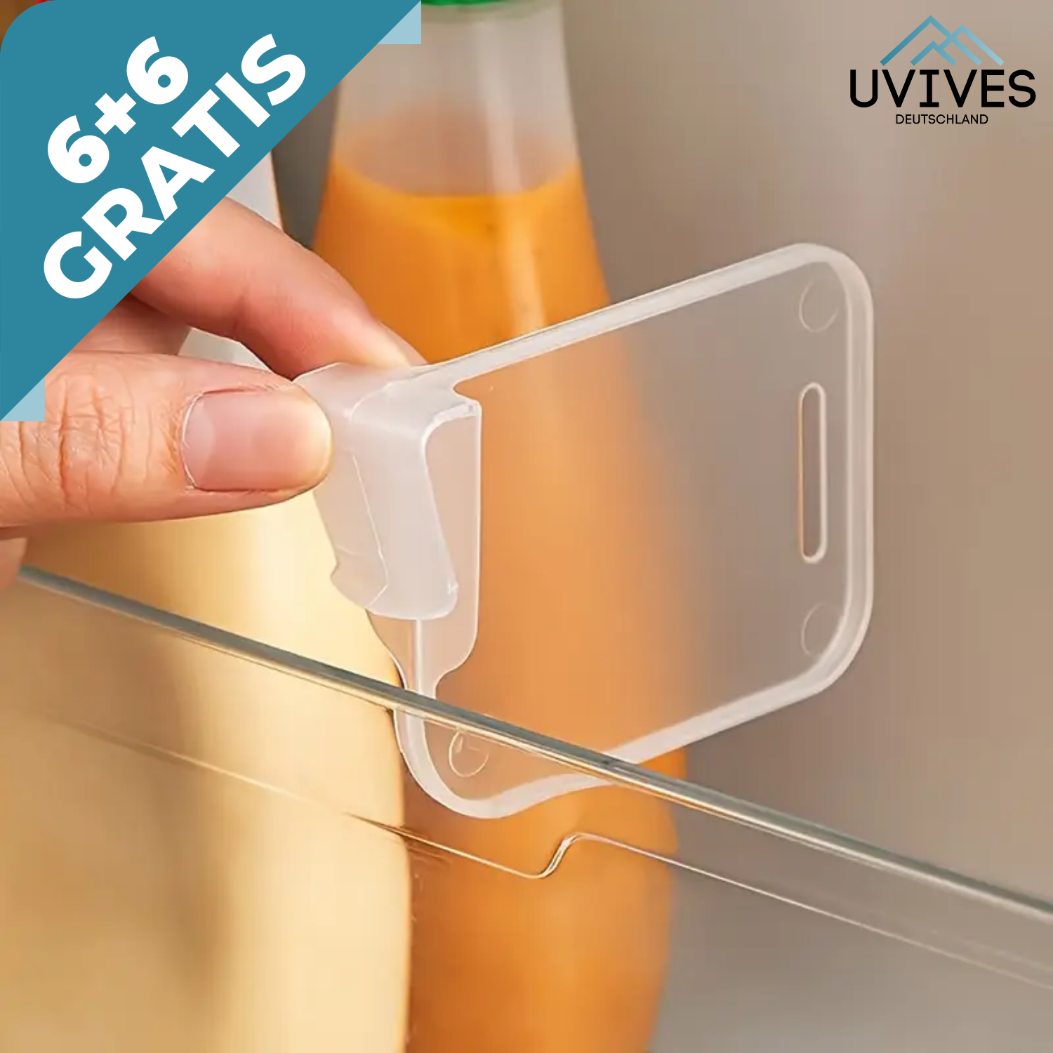 6+6 FREE | FridgeClips - No more mess in the fridge!