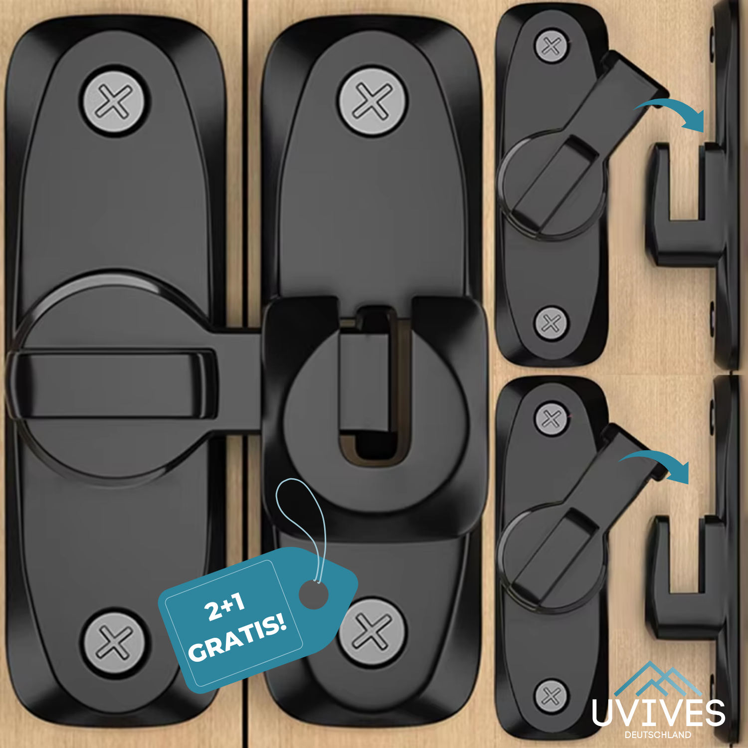 2+1 FREE | LockMate™ - Extra security for your home in minutes 