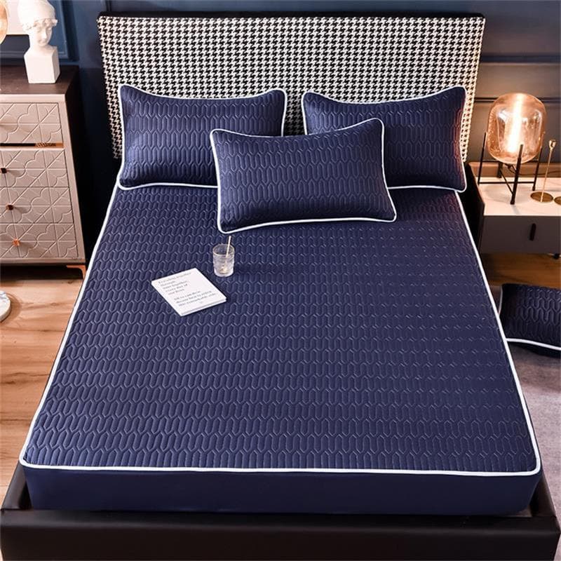SilkyBreathe - Latest breathable silky-soft mattress cover [Last day sale] 